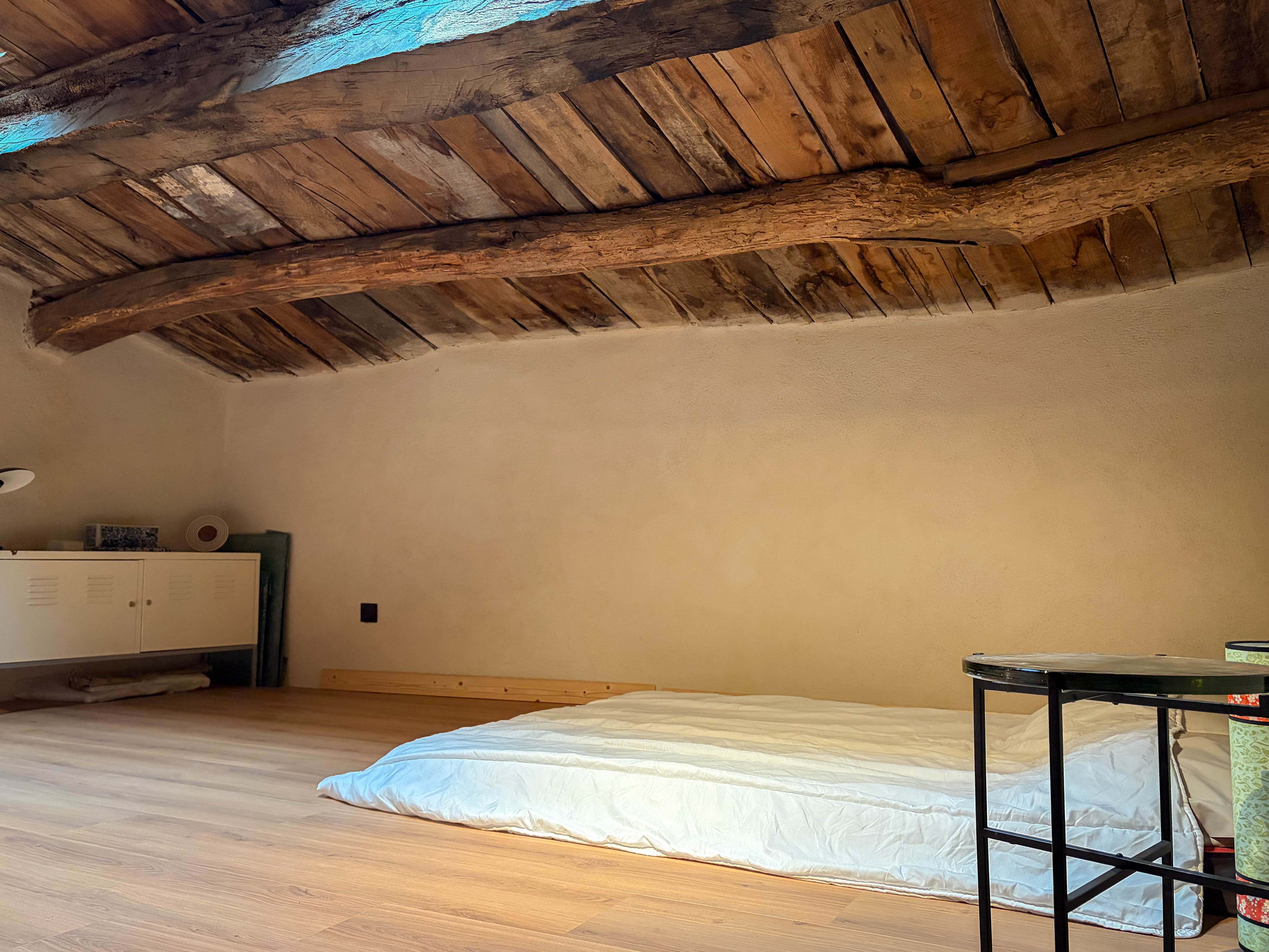 Funky Barn Loft ideal for inflatable matrasses, futons and giant cuddly bears